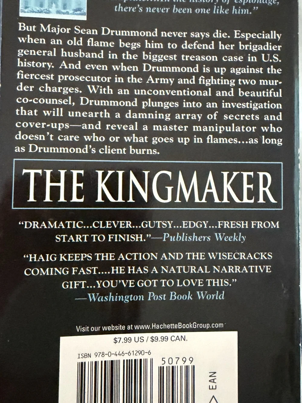 Brian Haig The Kingmaker fiction paperback
